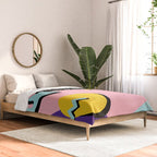 Memphis Pattern 23 - 80s Retro - Pastel Colors Comforter Gallery Image 2