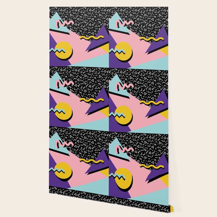 Memphis Pattern 23 - 80s Retro - Pastel Colors Wallpaper Gallery Image 2