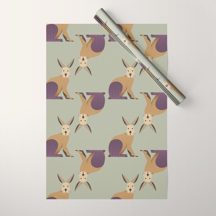 Whimsy European Hare Wrapping Paper Gallery Image 1