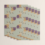 Whimsy European Hare Wrapping Paper Gallery Image 3