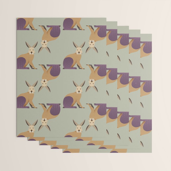 Whimsy European Hare Wrapping Paper Gallery Image 3