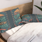 Not My Circus Not My Monkeys Pillow Sham Gallery Image 2