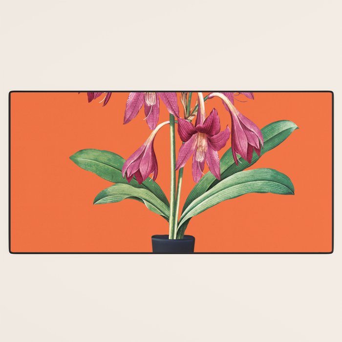 Flowers in Black Vase 4 Desk Mat Gallery Image 3