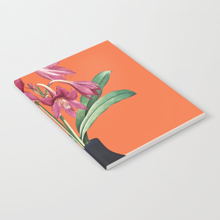 Flowers in Black Vase 4 Notebook Gallery Image 1