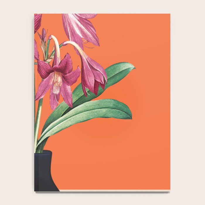 Flowers in Black Vase 4 Notebook Gallery Image 4