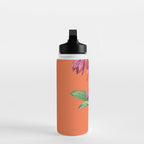 Flowers in Black Vase 4 Water Bottle Gallery Image 3
