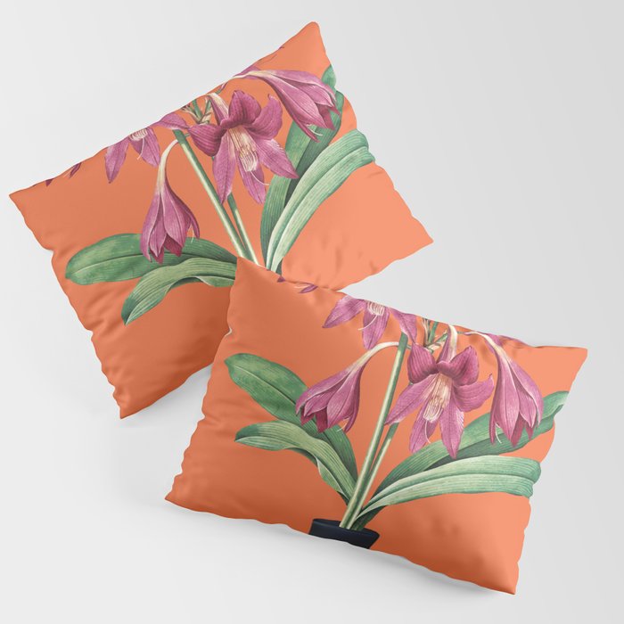 Flowers in Black Vase 4 Pillow Sham Gallery Image 1
