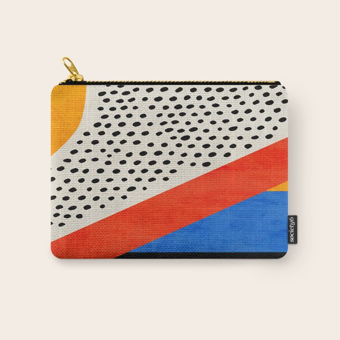 Mid Century Abstract Landscape Carry All Pouch Gallery Image 1