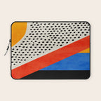 Mid Century Abstract Landscape Laptop Sleeve Gallery Image 1