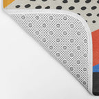 Mid Century Abstract Landscape Bath Mat Gallery Image 2