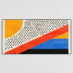 Mid Century Abstract Landscape Desk Mat Gallery Image 3