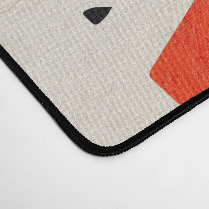 Mid Century Abstract Landscape Desk Mat Gallery Image 4