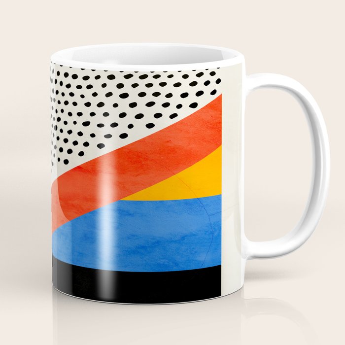 Mid Century Abstract Landscape Coffee Mug Gallery Image 1