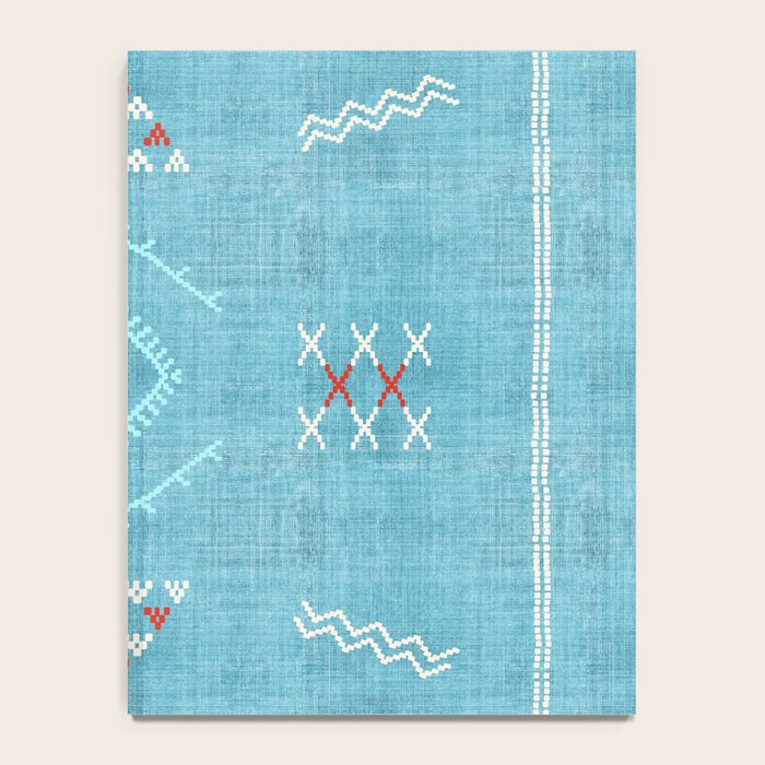 Casablanca Aqua Kilim Notebook Gallery Image 4