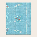 Casablanca Aqua Kilim Notebook Gallery Image 4