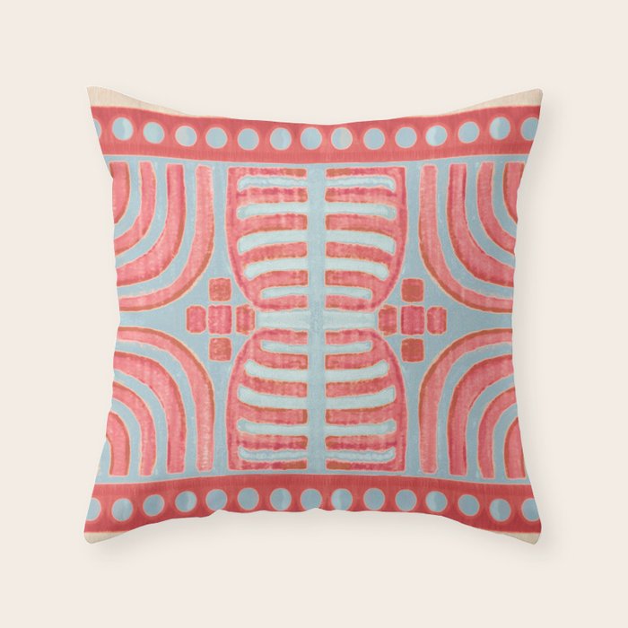 Feeling Like a Spa Day - Nantucket Throw Pillow Gallery Image 1