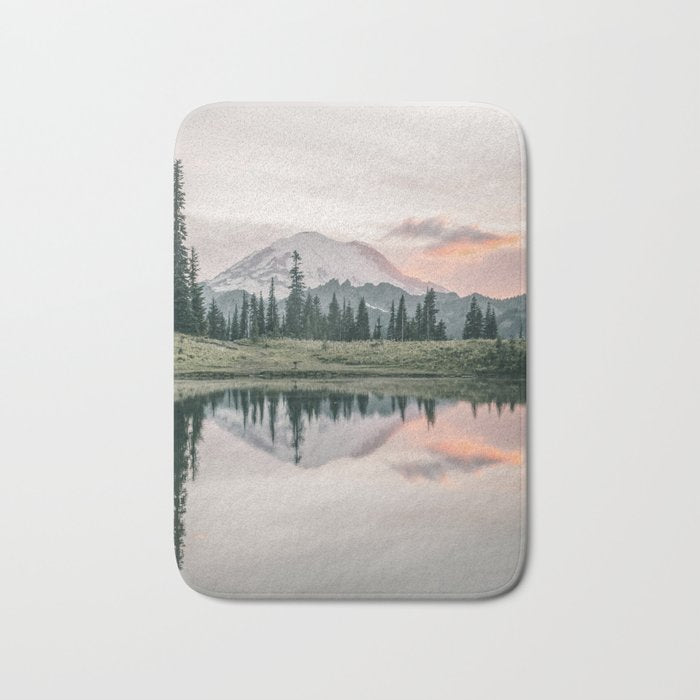 Mount Rainier Washington Bath Mat Gallery Image 1