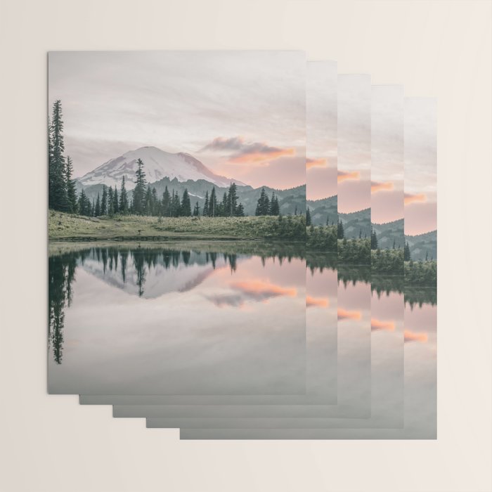 Mount Rainier Washington Wrapping Paper Gallery Image 3