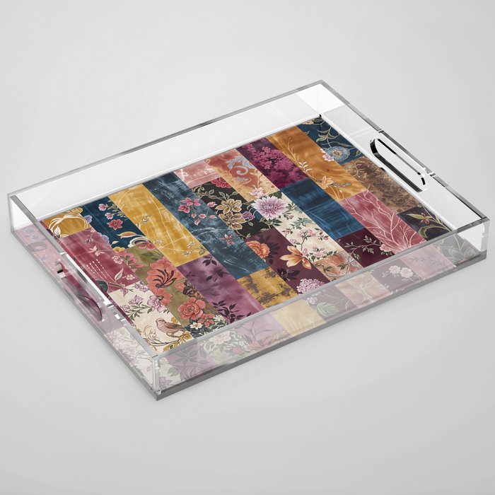 Gypsy Souk Patchwork Acrylic Tray Gallery Image 1