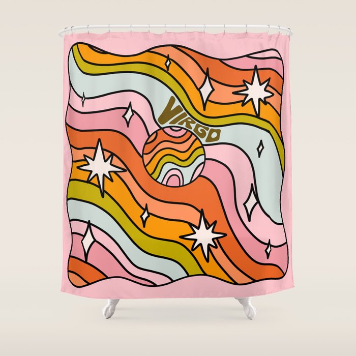 Virgo Planet Shower Curtain Gallery Image 1