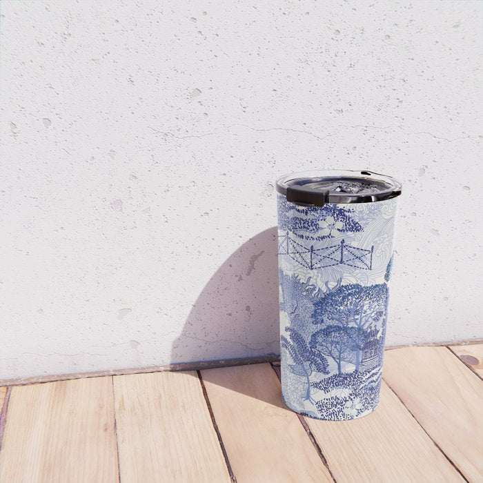 Blue Willow Godzilla Travel Mug Gallery Image 4