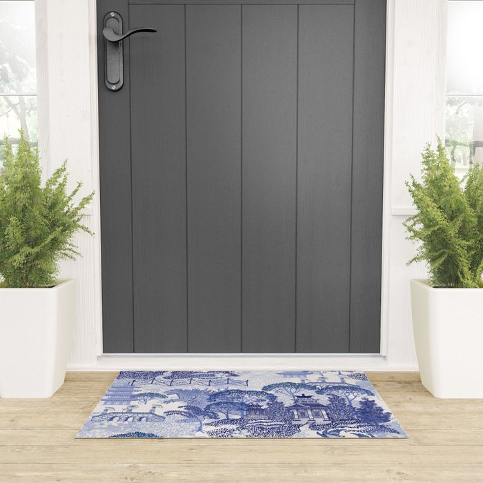 Blue Willow Godzilla Welcome Mat Gallery Image 3
