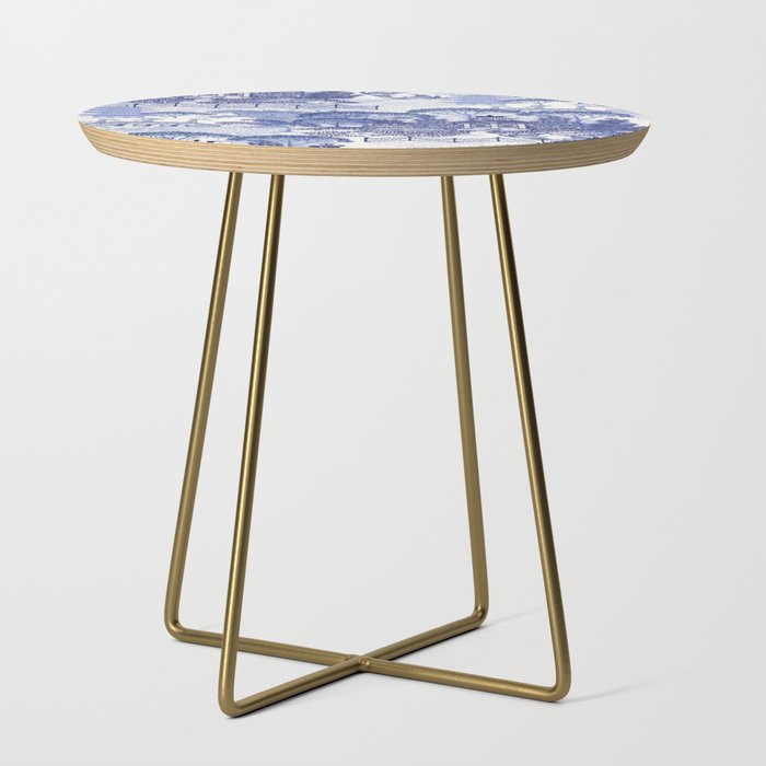 Blue Willow Godzilla Side Table Gallery Image 1