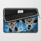 Authentic Aboriginal Art - Sea Turtles Laptop Sleeve Gallery Image 2