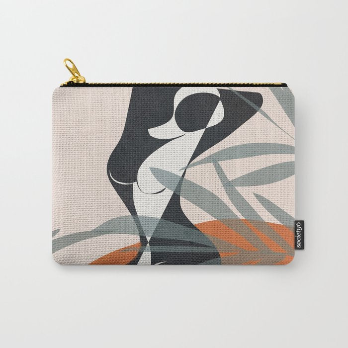 Abstract Female Figure 21 Carry All Pouch Gallery Image 1