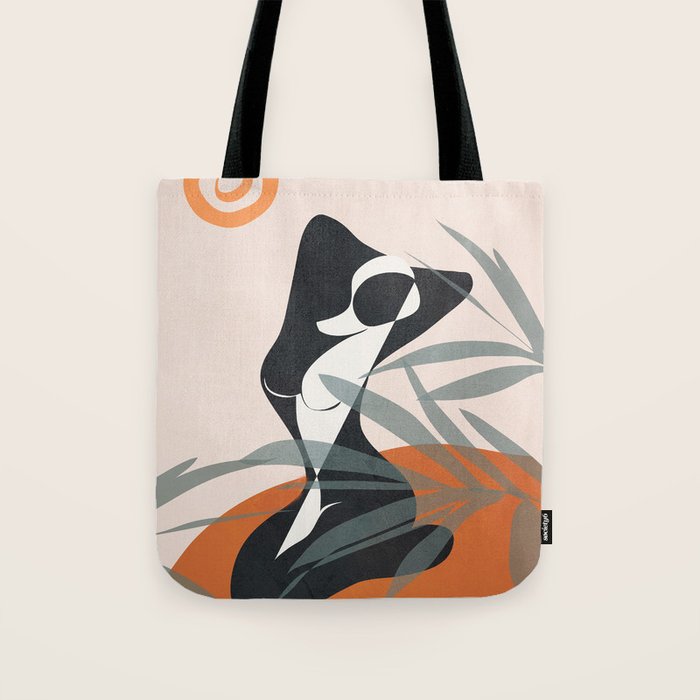 Abstract Female Figure 21 Tote Bag Gallery Image 1