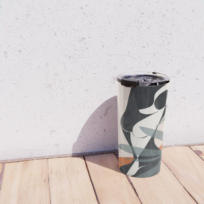 Abstract Female Figure 21 Travel Mug Gallery Image 4