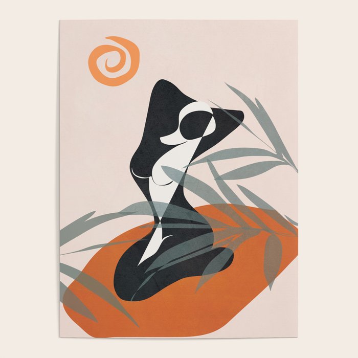 Abstract Female Figure 21 Poster Gallery Image 1