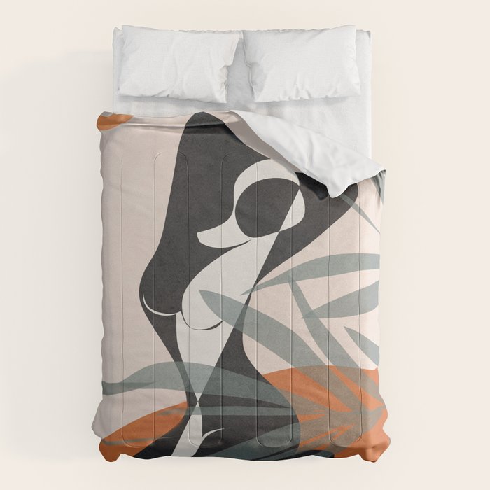 Abstract Female Figure 21 Comforter Gallery Image 6