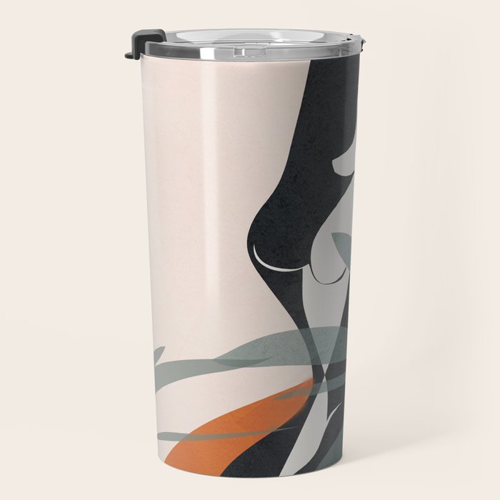 Abstract Female Figure 21 Travel Mug Gallery Image 3