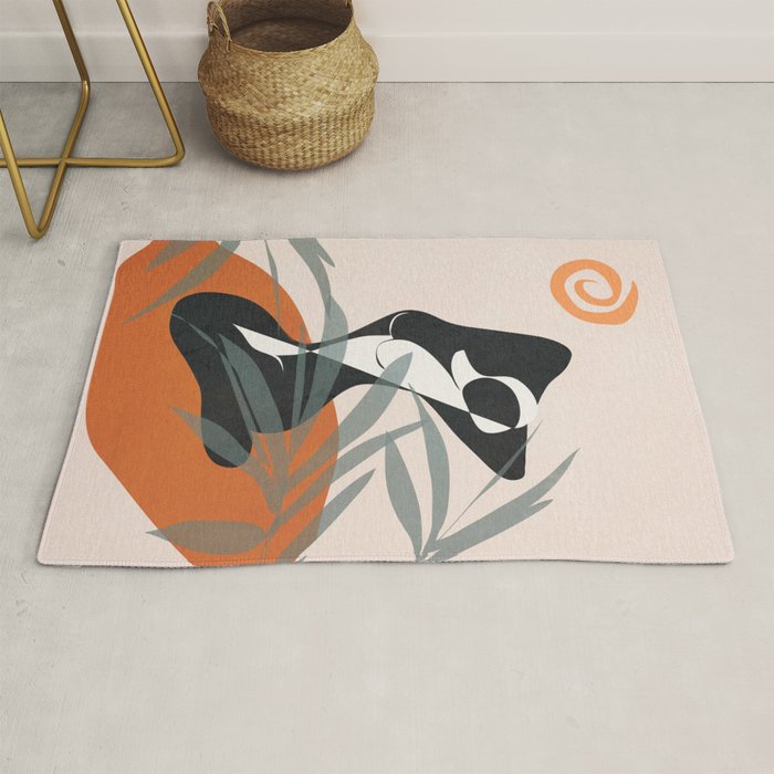 Abstract Female Figure 21 Rug Gallery Image 1