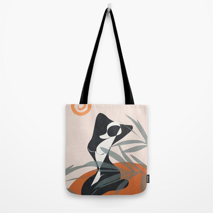 Abstract Female Figure 21 Tote Bag Gallery Image 2