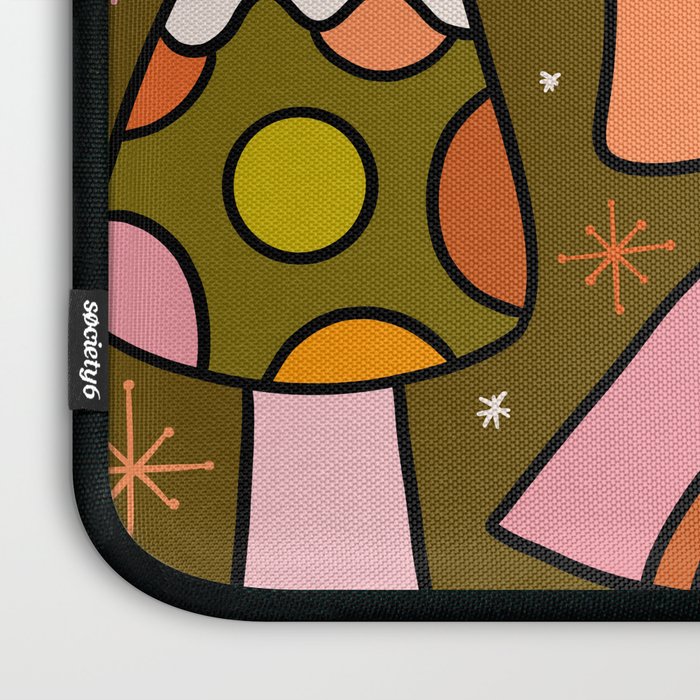 Mushroom Ornaments Laptop Sleeve Gallery Image 3
