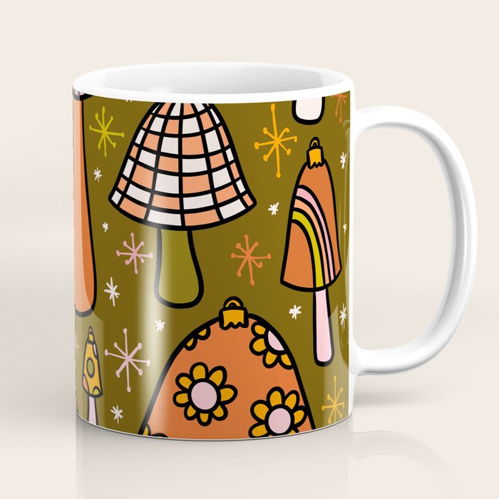 Mushroom Ornaments Coffee Mug Gallery Image 1
