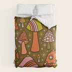 Mushroom Ornaments Comforter Gallery Image 6