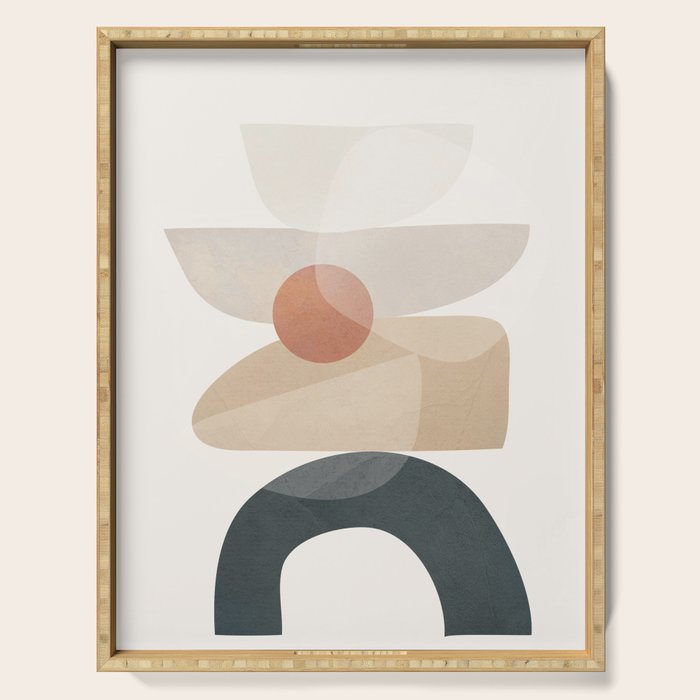 Balancing Elements IV Serving Tray Gallery Image 1