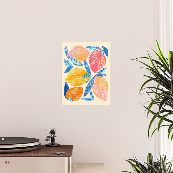 Pop Mangoes Tropical Fruit Series Poster Gallery Image 2