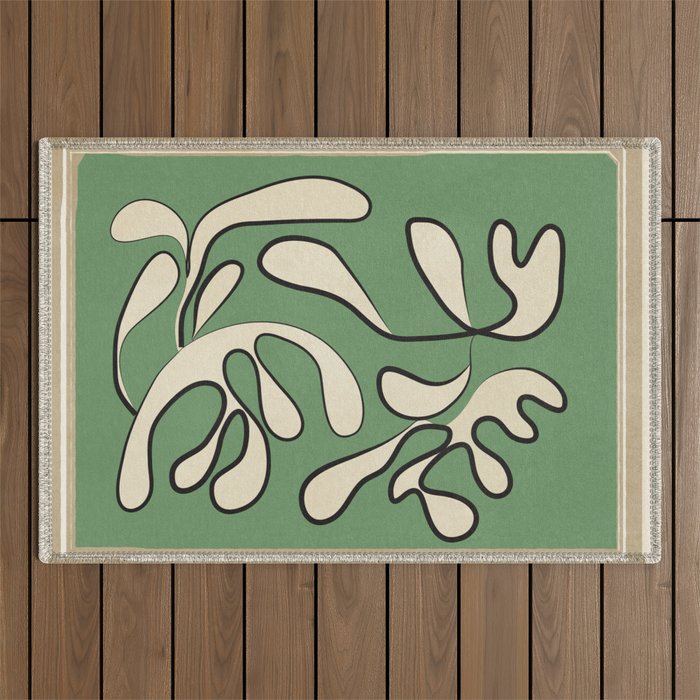 Minimal Abstraction 2 Outdoor Rug Gallery Image 1