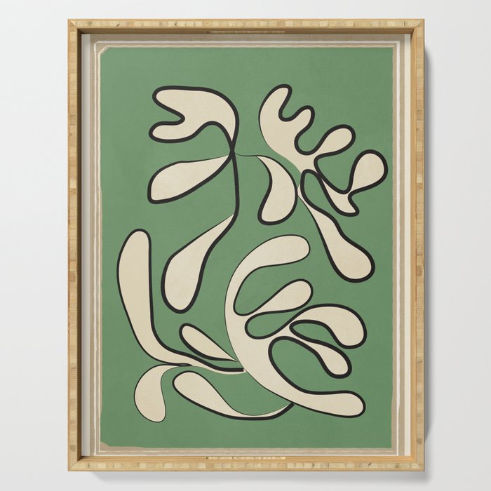 Minimal Abstraction 2 Serving Tray Gallery Image 1