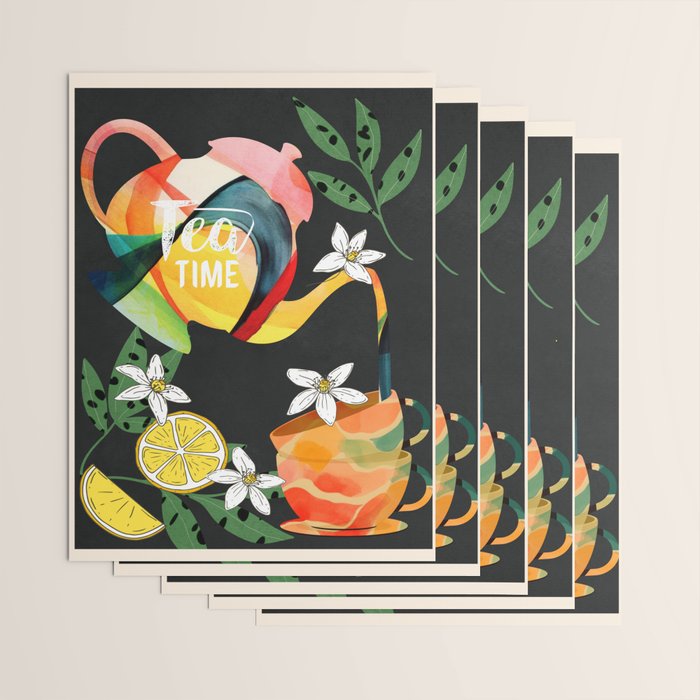 Tea Time 1 Wrapping Paper Gallery Image 3