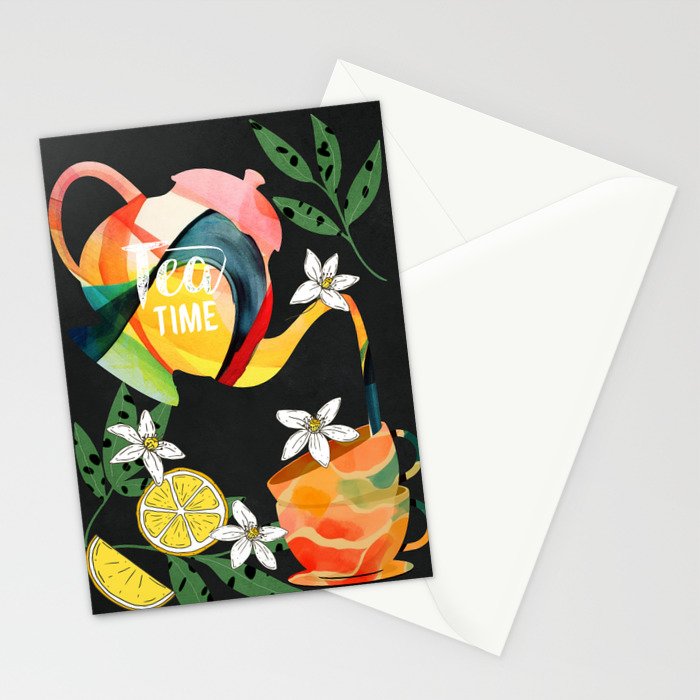 Tea Time 1 Stationery Card Gallery Image 2