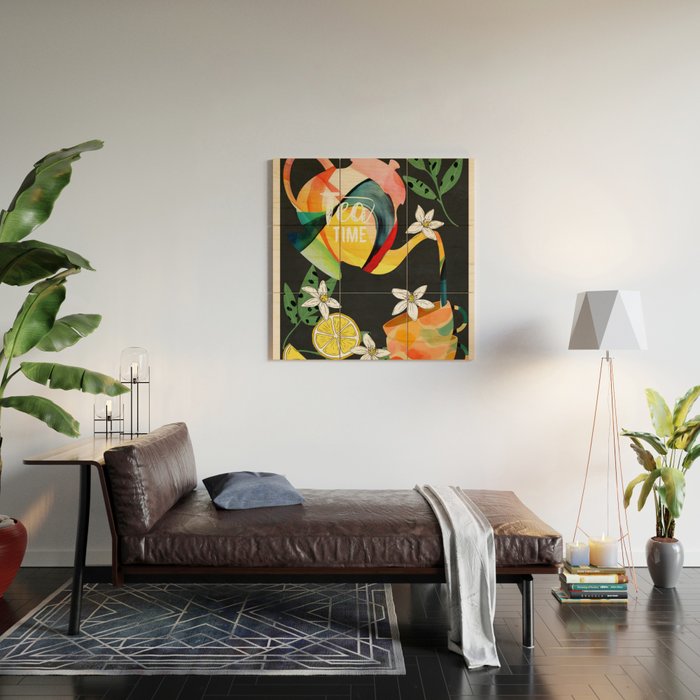 Tea Time 1 Wood Wall Art Gallery Image 2
