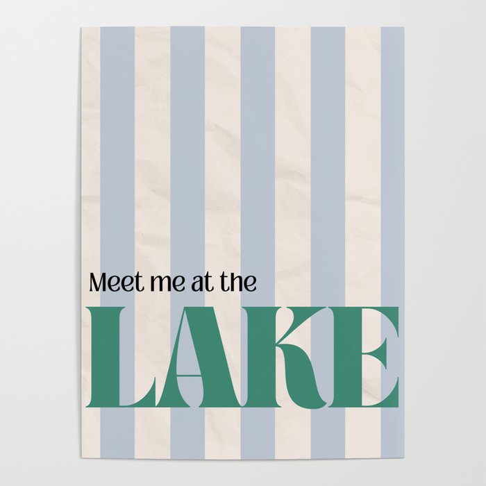 Meet me at the lake Poster Gallery Image 4