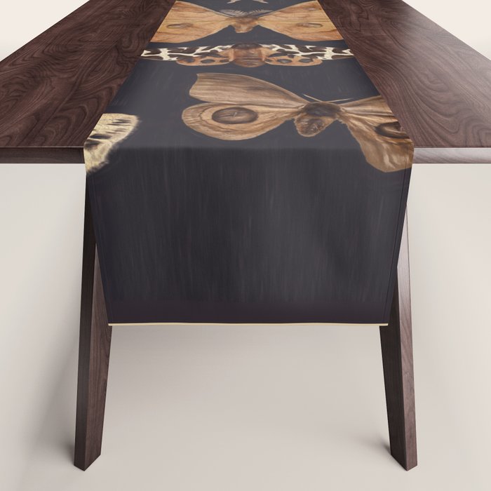 Night butterflies 2 Table Runner Gallery Image 1