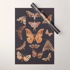 Night butterflies 2 Wrapping Paper Gallery Image 1