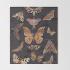 Night butterflies 2 Throw Blanket Gallery Image 2